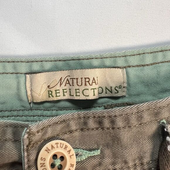 NATURAL REFLECTIONS CARGO SHORTS WOMENS SIZE 10R NEW CANTEEN STRETCH HIKING CAMP - Picture 2 of 4